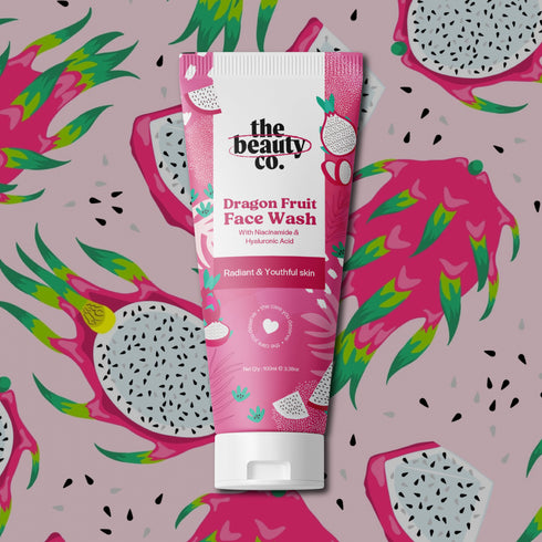 the beauty co Dragon Fruit Face Wash With Niacinamide and Hyaluronic Acid